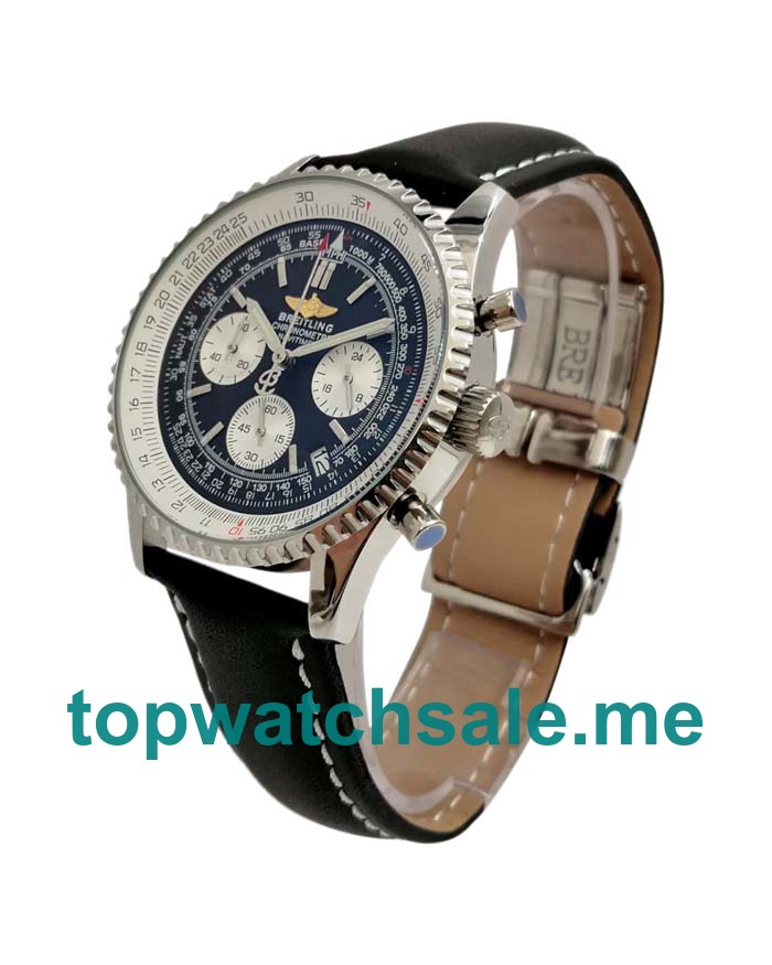 UK Black Dials Steel Breitling Navitimer A23322 Replica Watches