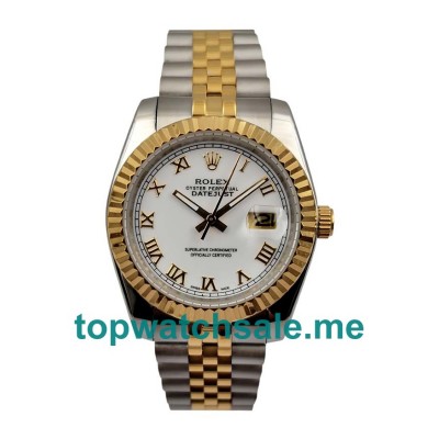 UK White Dials Steel And Gold Rolex Datejust 116233 Replica Watches