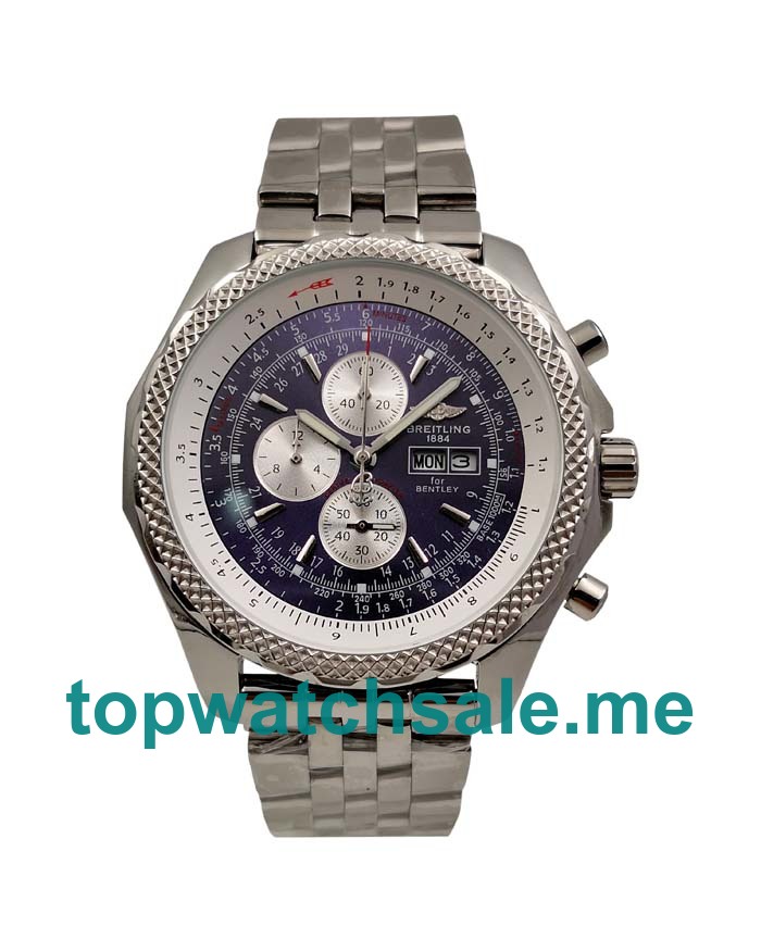 UK Blue Dials Steel Breitling Bentley GT A13362 Replica Watches