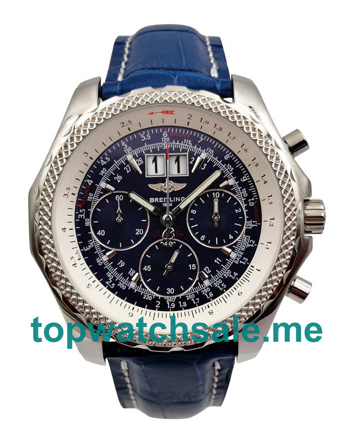 UK Blue Dials Steel Breitling Bentley 6.75 A44362 Replica Watches