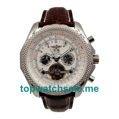 UK White Dials Steel Breitling Bentley Mulliner Tourbillon 170308 Replica Watches