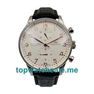 UK Silver Dials Steel IWC Portugieser IW371480 Replica Watches