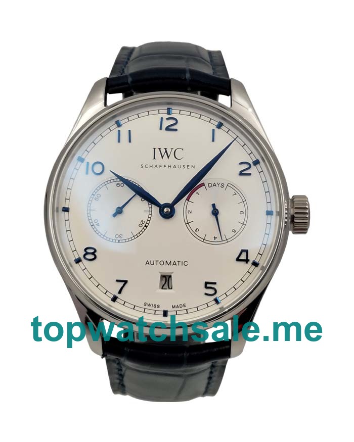 UK Silver Dials Steel IWC Portugieser IW500705 Replica Watches