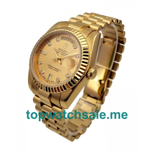 UK Gold Replica Rolex Day-Date 118238 Automatic Watches