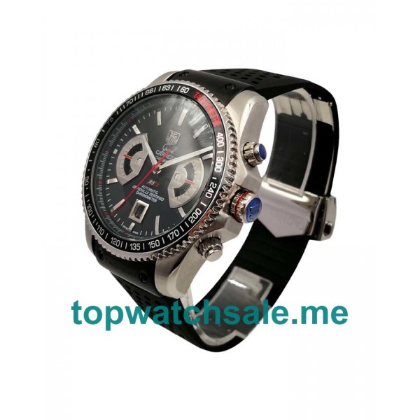 UK Black Dials Steel And Titanium TAG Heuer Grand Carrera CAV511C.FT6016 Replica Watches