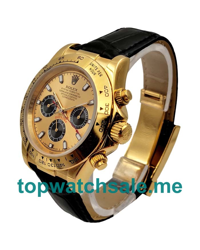 UK Champagne Dials Gold Rolex Daytona 116518 Replica Watches