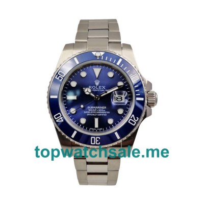 UK Blue Dials Steel Rolex Submariner 116619 LB Replica Watches