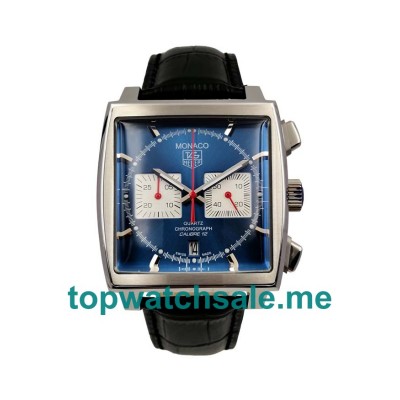 UK Blue Dials Steel TAG Heuer Monaco CAW2111.FC6183 Replica Watches