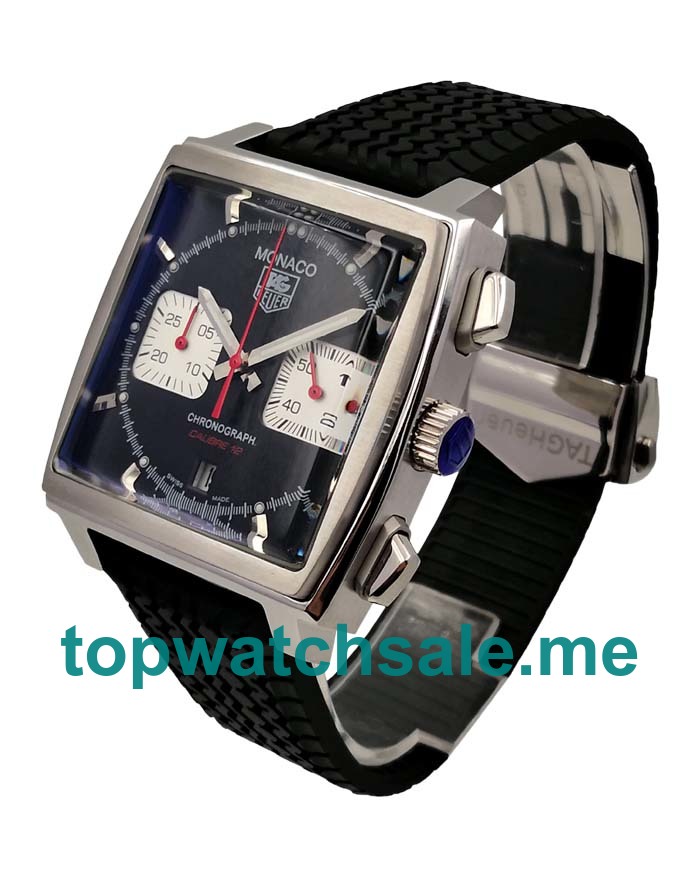 UK Black Dials Steel TAG Heuer Monaco CAW2114.FT6021 Replica Watches