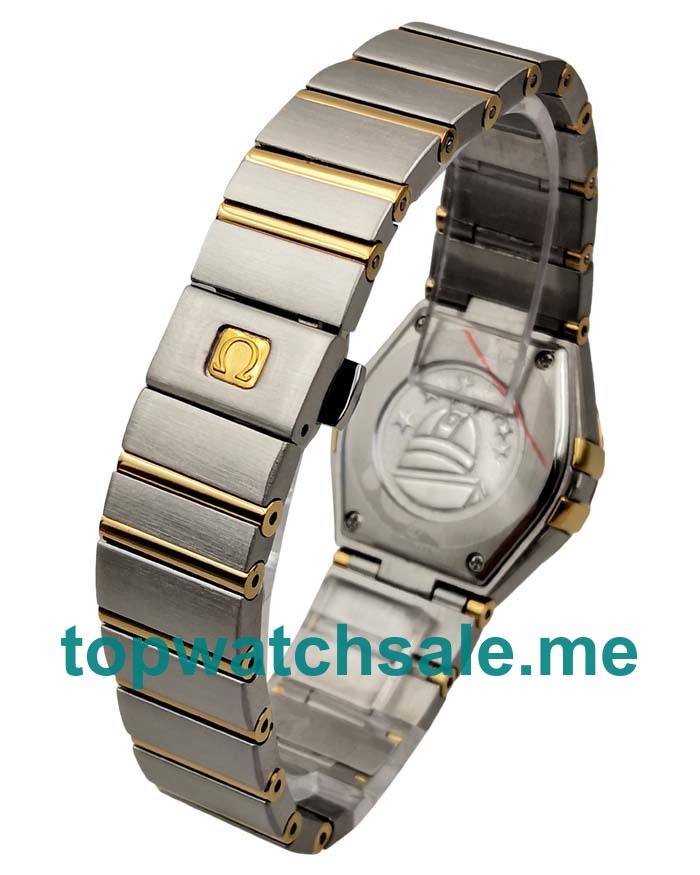 UK White Mother Of Pearl Dials Steel And Gold Omega Constellation 123.25.24.60.05.001 Replica Watches