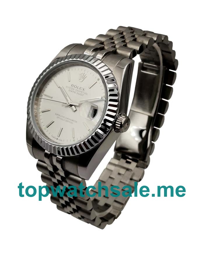 UK Silver Dials Replica Rolex Datejust 1603 Automatic Watches