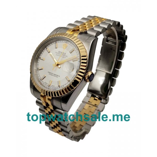 UK Silver Dials Steel And Gold Rolex Datejust 116233 Replica Watches