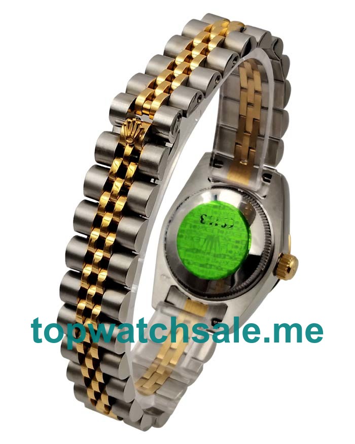 UK Champagne Dials Steel And Gold Rolex Lady-Datejust 179313 Replica Watches