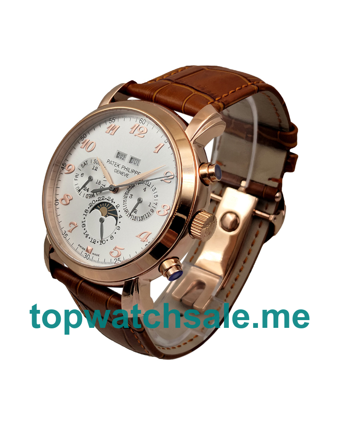 UK White Dials Rose Gold Patek Philippe Grand Complications 5204R Replica Watches