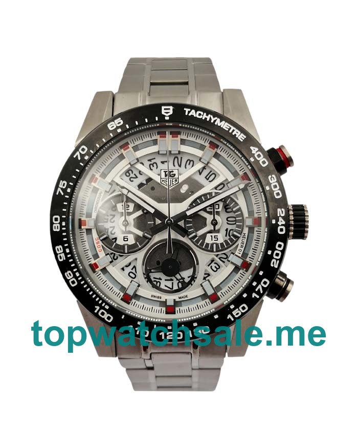 UK White Skeleton Dials Steel TAG Heuer Carrera 171759 Replica Watches