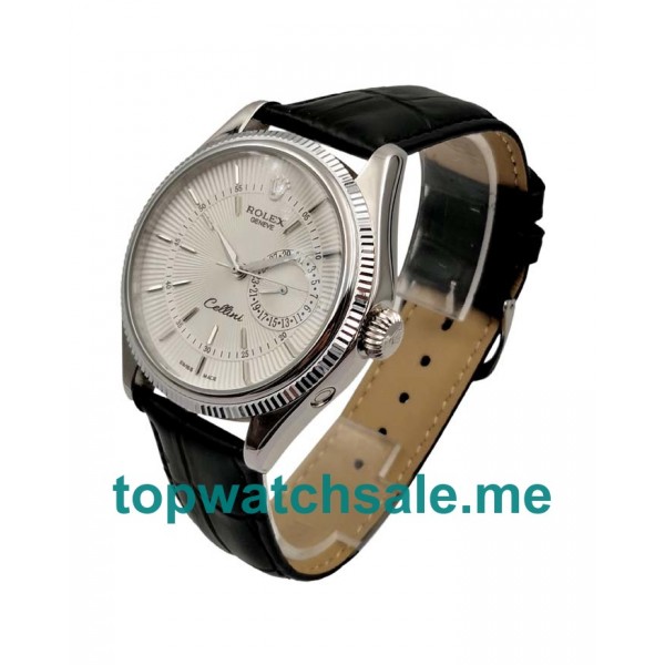 UK White Dials Steel Rolex Cellini 50519 Replica Watches