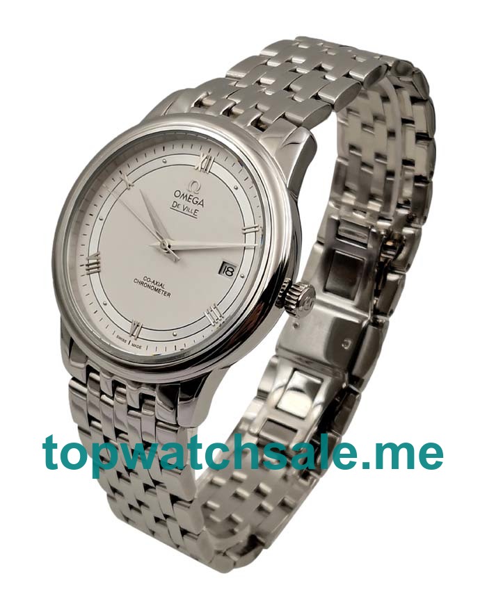 UK White Dials Steel Omega De Ville Hour Vision 424.10.37.20.04.001 Replica Watches