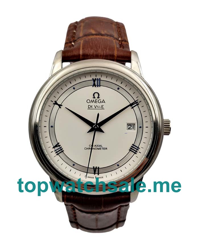 UK White Dials Steel Omega De Ville Hour Vision 424.13.40.20.02.002 Replica Watches