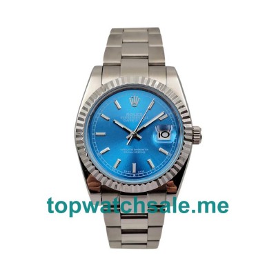 UK Blue Dials Steel Rolex Datejust 116234 Replica Watches