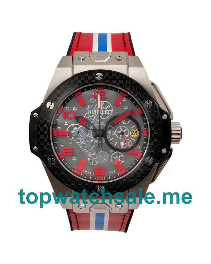 UK Black Dials Steel Hublot Big Bang Ferrari 401.CX.1123.VR Replica Watches