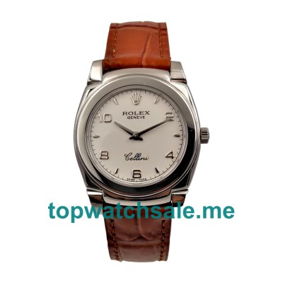 UK White Dials White Gold Rolex Cellini 5330 Replica Watches