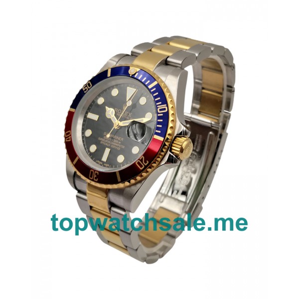 UK Black Dials Steel And Gold Rolex Submariner 116613 Replica Watches