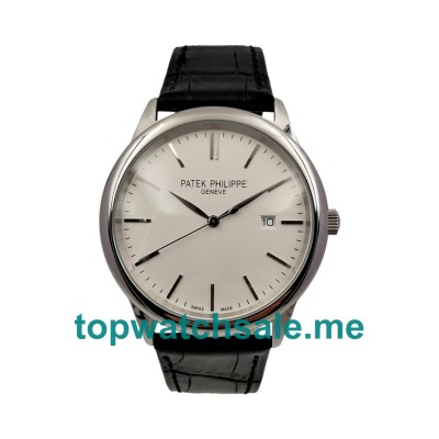 UK White Dials Steel Patek Philippe Calatrava 5227G Replica Watches