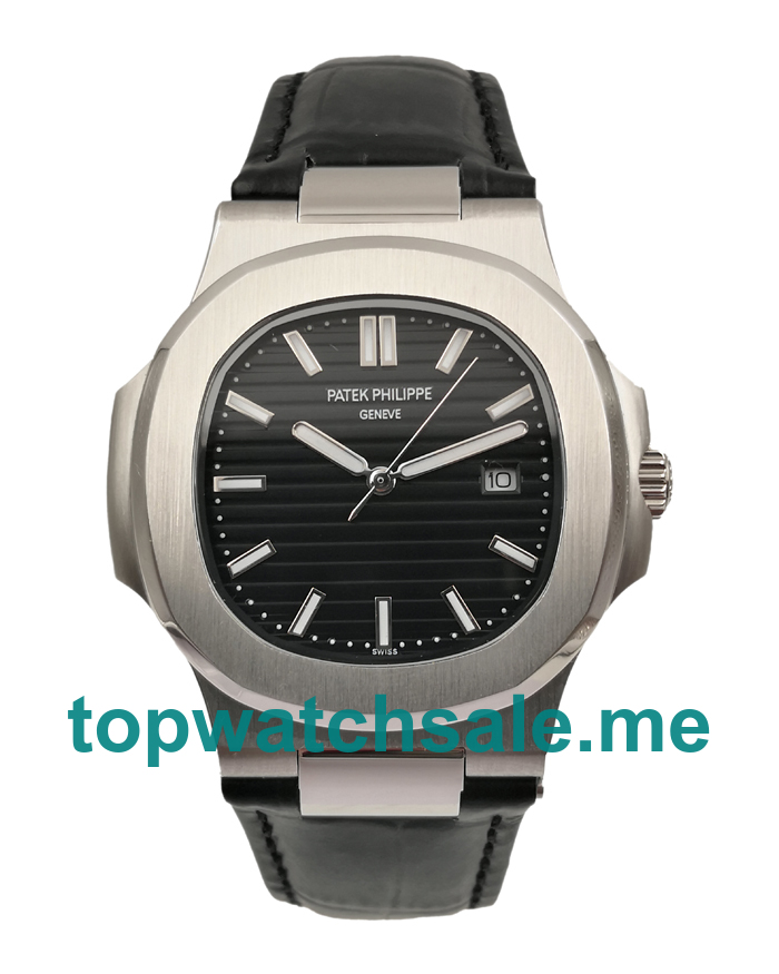 UK Black Dials Steel Patek Philippe Nautilus 5711G Replica Watches