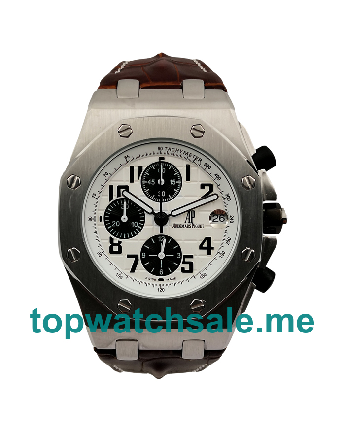 Stainless Steel Fake Audemars Piguet Royal Oak Offshore 26170ST Watches UK With Arabic Numerals