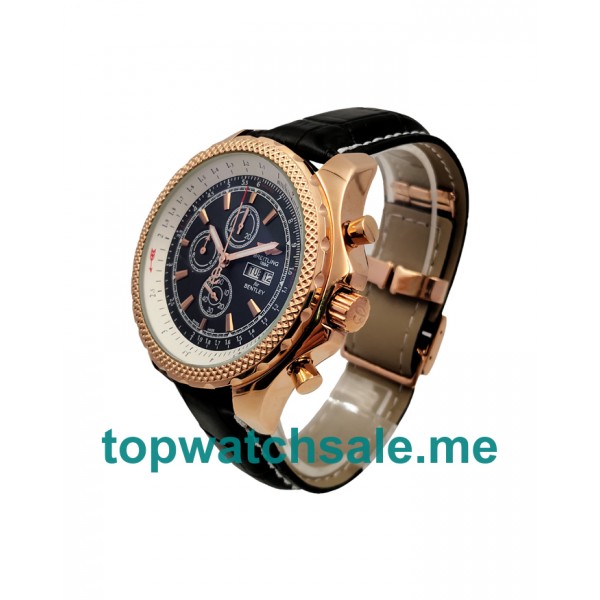 UK Black Dials Rose Gold Breitling Bentley GT A13362 Replica Watches