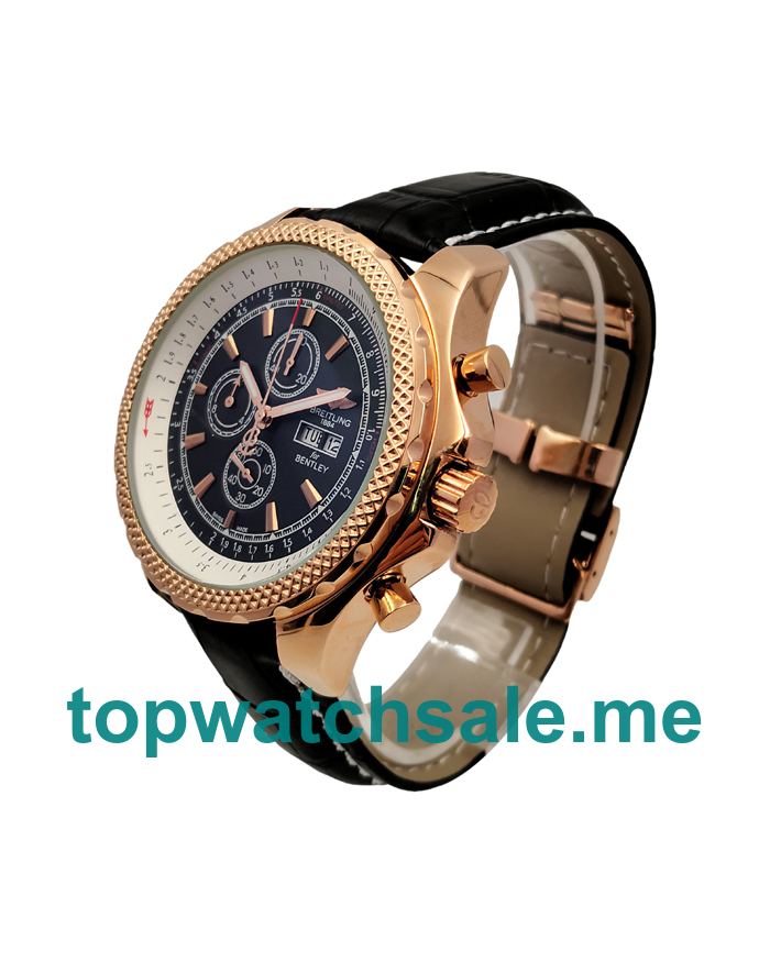 UK Black Dials Rose Gold Breitling Bentley GT A13362 Replica Watches