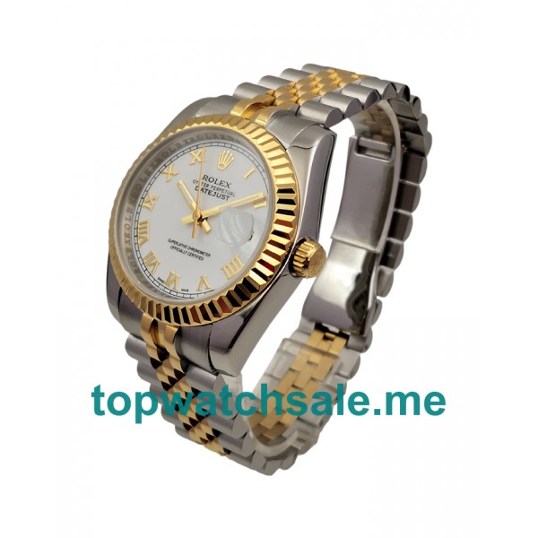 UK White Dials Steel And Gold Rolex Datejust 116233 Replica Watches