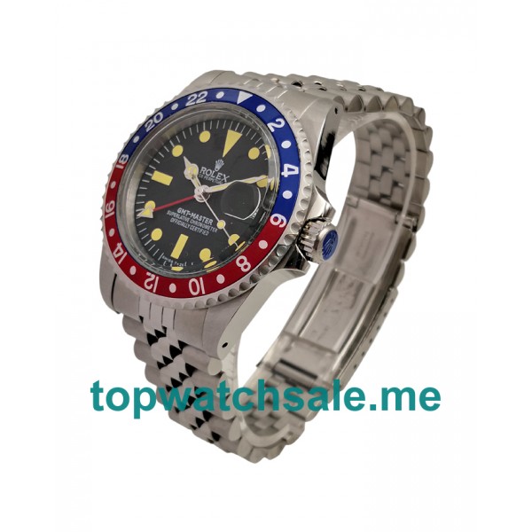 UK Black Dials Steel Rolex GMT-Master 16750 Replica Watches