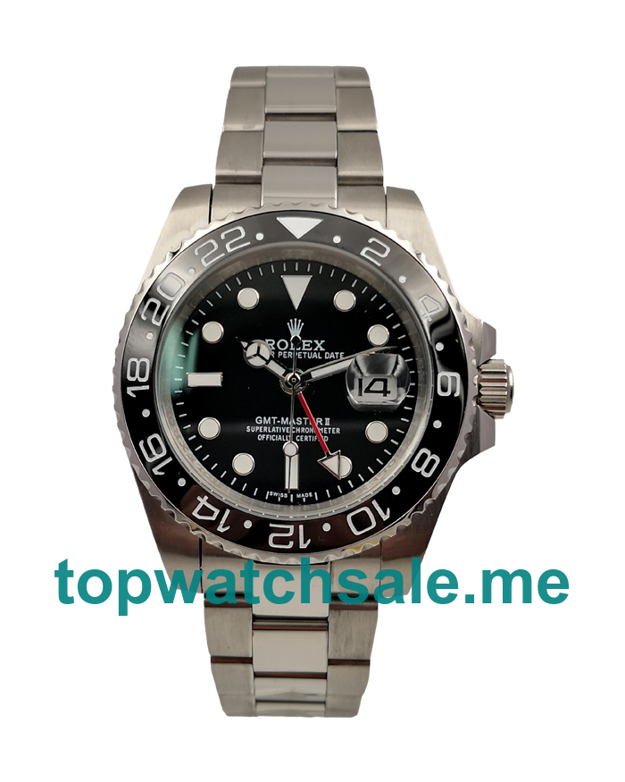 UK Black Dials Steel Rolex GMT-Master II 116710 Replica Watches