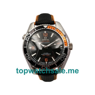 UK Black Dials Steel Omega Seamaster Planet Ocean 215.32.44.21.01.001 Replica Watches