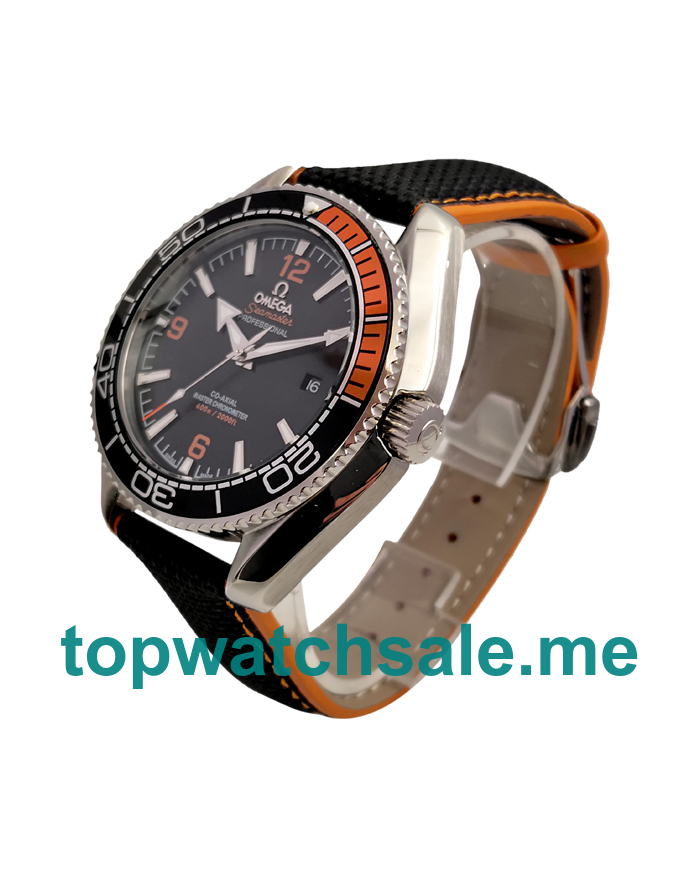 UK Black Dials Steel Omega Seamaster Planet Ocean 215.32.44.21.01.001 Replica Watches