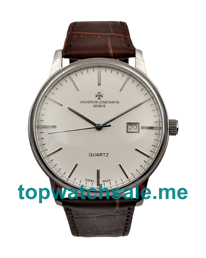 UK White Dials Steel Vacheron Constantin Patrimony 171220 Replica Watches