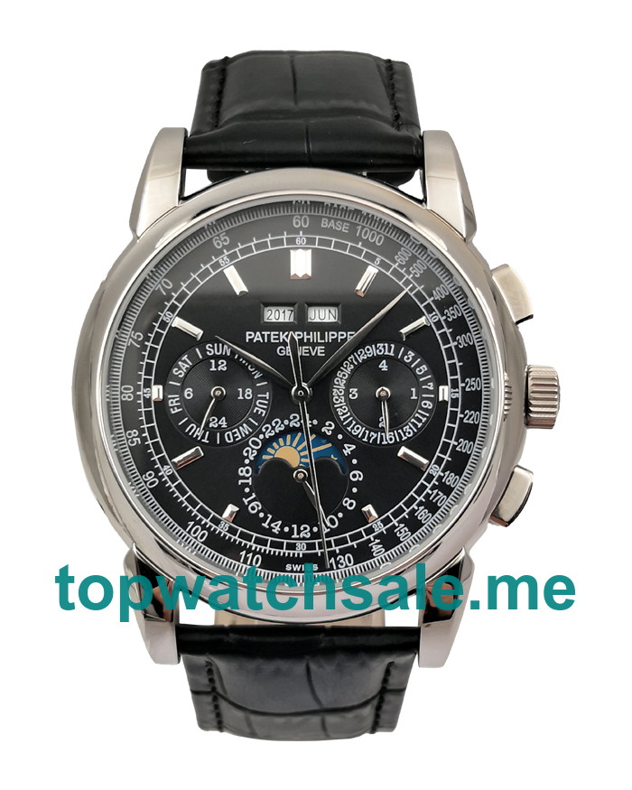 UK Black Dials Steel Patek Philippe Grand Complications 5970G Replica Watches