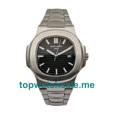 UK Black Dials Steel Patek Philippe Nautilus 5711/1A Replica Watches