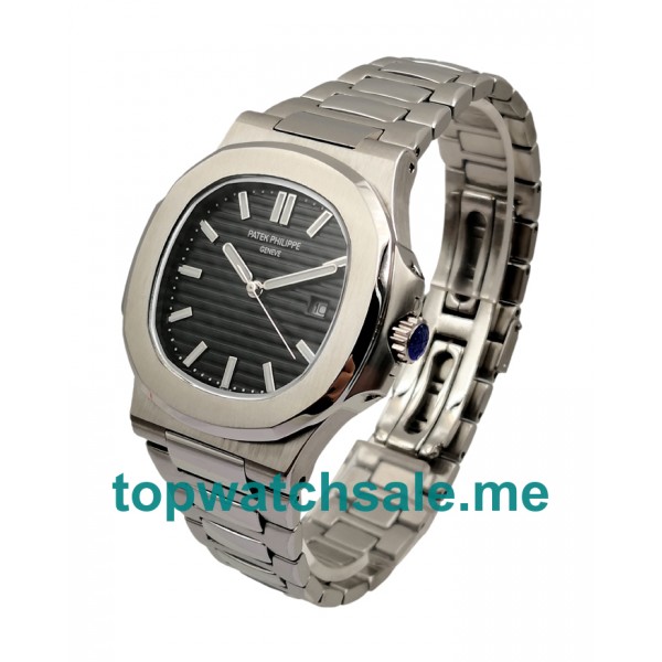 UK Black Dials Steel Patek Philippe Nautilus 5711/1A Replica Watches