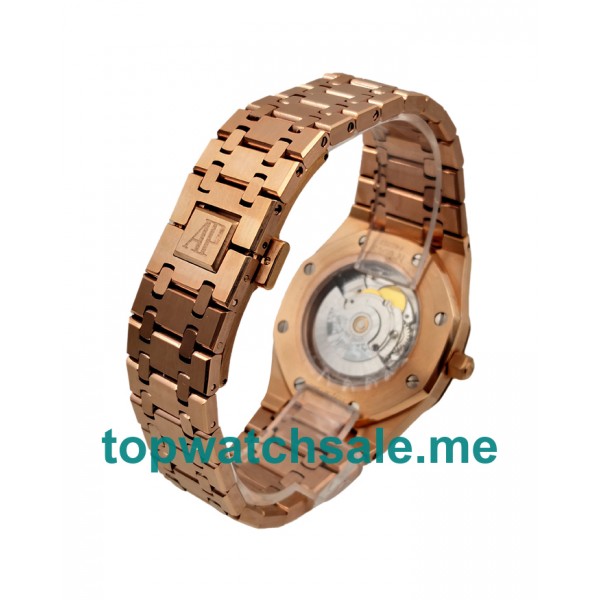 UK Black Dials Rose Gold Audemars Piguet Royal Oak 15400OR.OO.1220OR.01 Replica Watches