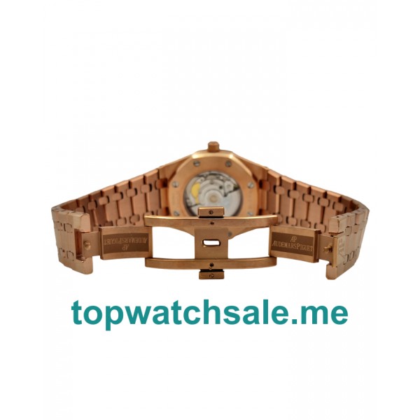 UK Black Dials Rose Gold Audemars Piguet Royal Oak 15400OR.OO.1220OR.01 Replica Watches