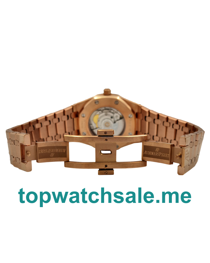 UK Black Dials Rose Gold Audemars Piguet Royal Oak 15400OR.OO.1220OR.01 Replica Watches