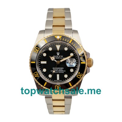 UK Black Dials Steel And Gold Rolex Submariner 116613 LN Replica Watches