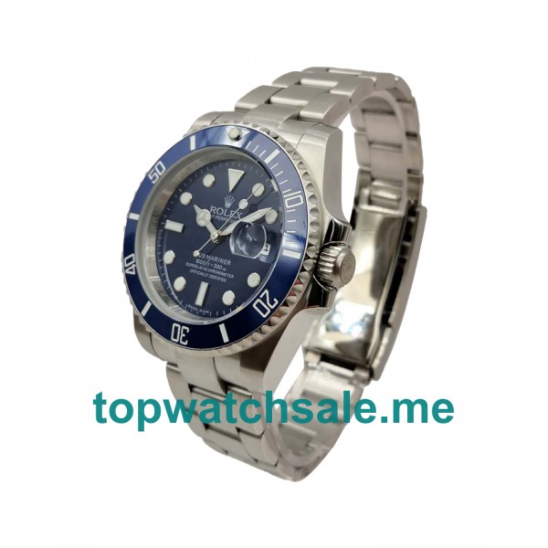 UK Blue Dials Steel Rolex Submariner 116619 LB Replica Watches