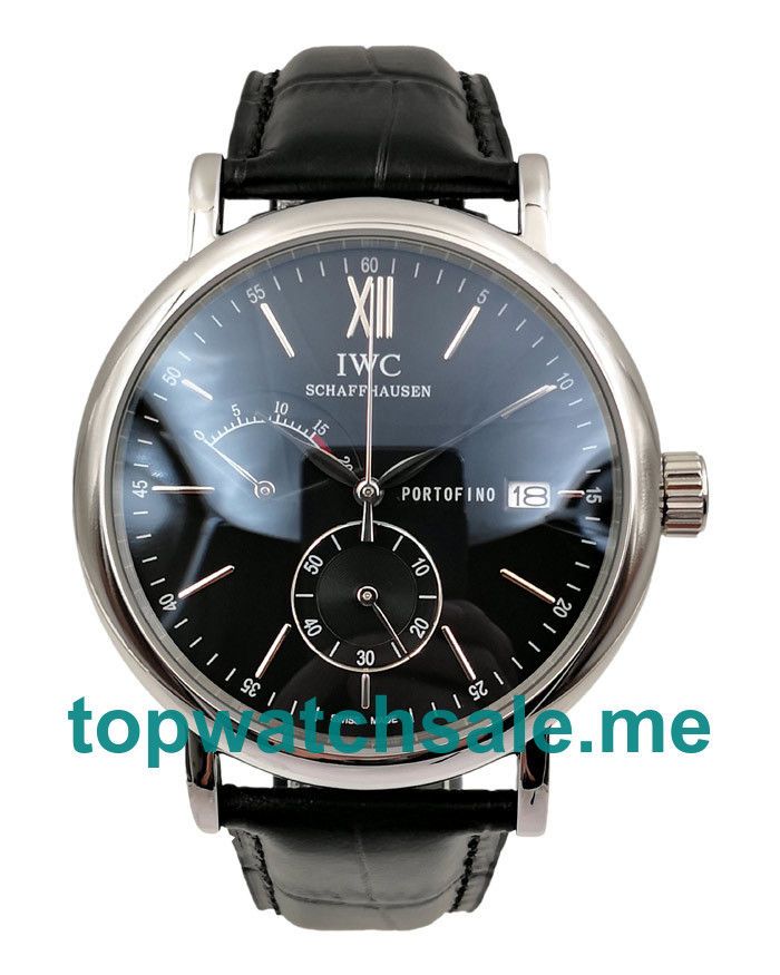 UK Steel Replica IWC Portofino IW510102 Black Dials Watches