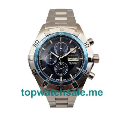 Stainless Steel Replica TAG Heuer Aquaracer CAF2012.BA0815 Watches UK With Blue Ceramic Bezels