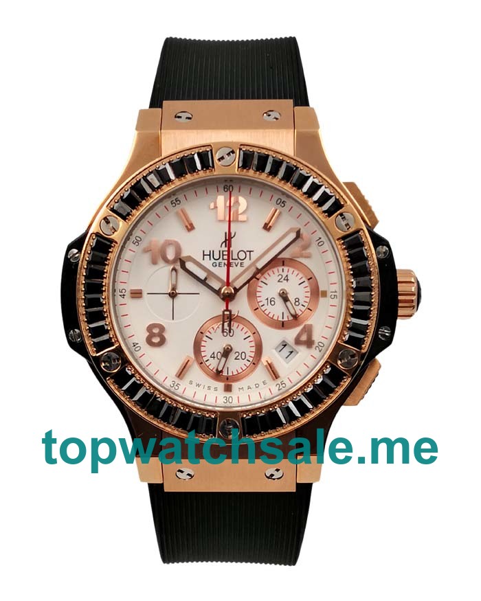 UK White Dials Rose Gold Hublot Big Bang 341.PC.2010.LR.1903 Replica Watches