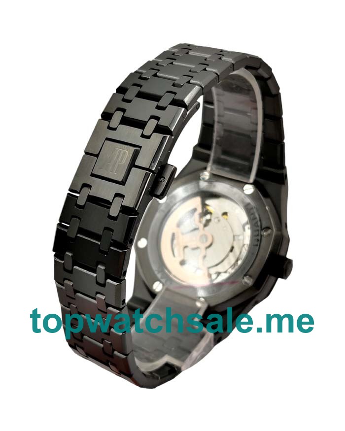 UK Black Dials Black Steel Audemars Piguet Royal Oak 26574ST Replica Watches