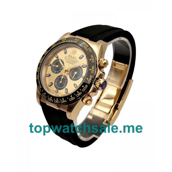 UK Champagne Dials Gold Rolex Daytona 116518 LN Replica Watches